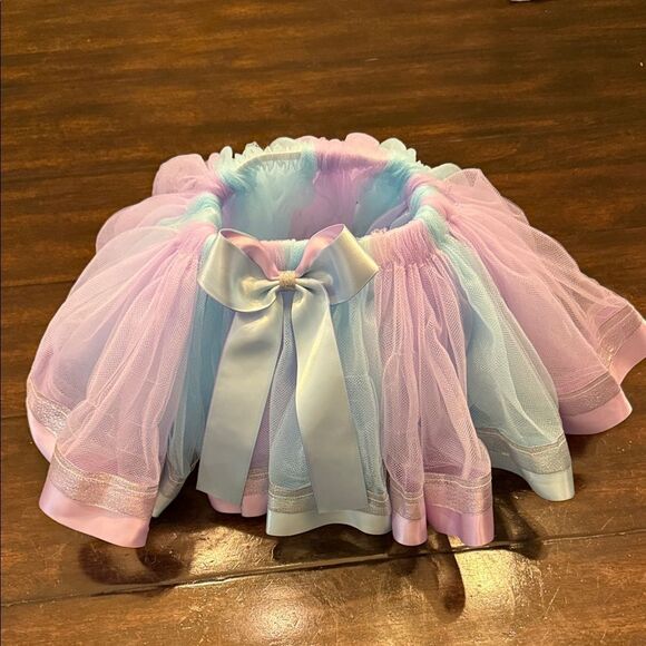 Pastel Tulle Skirt with Bow - Picture 1 of 4